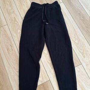 Spanx black cuffed jogger pants - Size xs
